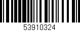 Código de barras (EAN, GTIN, SKU, ISBN): '53910324'