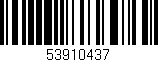 Código de barras (EAN, GTIN, SKU, ISBN): '53910437'