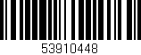 Código de barras (EAN, GTIN, SKU, ISBN): '53910448'