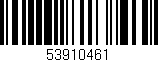 Código de barras (EAN, GTIN, SKU, ISBN): '53910461'