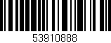 Código de barras (EAN, GTIN, SKU, ISBN): '53910888'