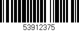 Código de barras (EAN, GTIN, SKU, ISBN): '53912375'