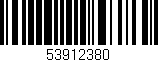 Código de barras (EAN, GTIN, SKU, ISBN): '53912380'