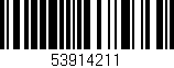 Código de barras (EAN, GTIN, SKU, ISBN): '53914211'