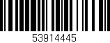 Código de barras (EAN, GTIN, SKU, ISBN): '53914445'