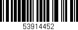 Código de barras (EAN, GTIN, SKU, ISBN): '53914452'