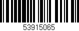 Código de barras (EAN, GTIN, SKU, ISBN): '53915065'
