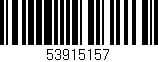 Código de barras (EAN, GTIN, SKU, ISBN): '53915157'