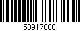 Código de barras (EAN, GTIN, SKU, ISBN): '53917008'