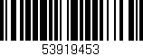 Código de barras (EAN, GTIN, SKU, ISBN): '53919453'