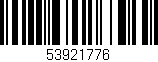 Código de barras (EAN, GTIN, SKU, ISBN): '53921776'