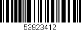 Código de barras (EAN, GTIN, SKU, ISBN): '53923412'