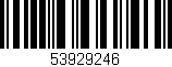 Código de barras (EAN, GTIN, SKU, ISBN): '53929246'