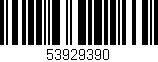 Código de barras (EAN, GTIN, SKU, ISBN): '53929390'