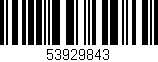 Código de barras (EAN, GTIN, SKU, ISBN): '53929843'