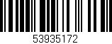 Código de barras (EAN, GTIN, SKU, ISBN): '53935172'