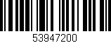 Código de barras (EAN, GTIN, SKU, ISBN): '53947200'
