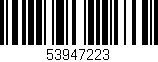 Código de barras (EAN, GTIN, SKU, ISBN): '53947223'