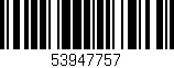 Código de barras (EAN, GTIN, SKU, ISBN): '53947757'