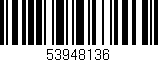 Código de barras (EAN, GTIN, SKU, ISBN): '53948136'