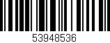 Código de barras (EAN, GTIN, SKU, ISBN): '53948536'