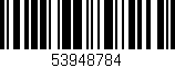 Código de barras (EAN, GTIN, SKU, ISBN): '53948784'