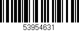Código de barras (EAN, GTIN, SKU, ISBN): '53954631'