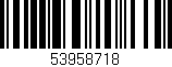 Código de barras (EAN, GTIN, SKU, ISBN): '53958718'