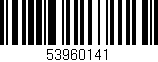 Código de barras (EAN, GTIN, SKU, ISBN): '53960141'