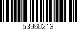 Código de barras (EAN, GTIN, SKU, ISBN): '53960213'