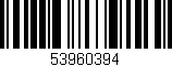 Código de barras (EAN, GTIN, SKU, ISBN): '53960394'