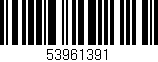Código de barras (EAN, GTIN, SKU, ISBN): '53961391'