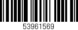 Código de barras (EAN, GTIN, SKU, ISBN): '53961569'