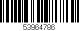 Código de barras (EAN, GTIN, SKU, ISBN): '53964786'