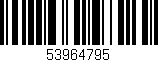 Código de barras (EAN, GTIN, SKU, ISBN): '53964795'