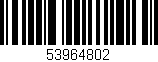 Código de barras (EAN, GTIN, SKU, ISBN): '53964802'