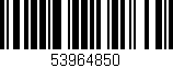 Código de barras (EAN, GTIN, SKU, ISBN): '53964850'