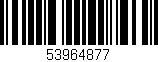 Código de barras (EAN, GTIN, SKU, ISBN): '53964877'