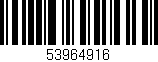 Código de barras (EAN, GTIN, SKU, ISBN): '53964916'