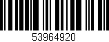 Código de barras (EAN, GTIN, SKU, ISBN): '53964920'