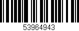 Código de barras (EAN, GTIN, SKU, ISBN): '53964943'
