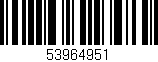 Código de barras (EAN, GTIN, SKU, ISBN): '53964951'