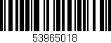 Código de barras (EAN, GTIN, SKU, ISBN): '53965018'