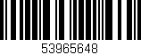 Código de barras (EAN, GTIN, SKU, ISBN): '53965648'