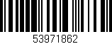 Código de barras (EAN, GTIN, SKU, ISBN): '53971862'