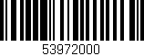 Código de barras (EAN, GTIN, SKU, ISBN): '53972000'