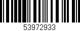 Código de barras (EAN, GTIN, SKU, ISBN): '53972933'
