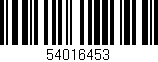 Código de barras (EAN, GTIN, SKU, ISBN): '54016453'