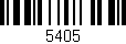 Código de barras (EAN, GTIN, SKU, ISBN): '5405'