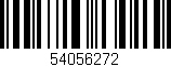 Código de barras (EAN, GTIN, SKU, ISBN): '54056272'